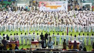 1.400 Siswa Taekwondo Ikuti UKT Geup Sabuk Putih hingga Merah