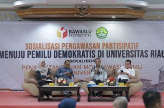Unri dan Bawaslu Kerja Sama Untuk Pengawasan Pemilu Demokratis