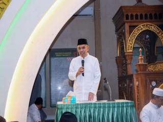 Hari Pertama Puasa, Pj Bupati Kampar Safari Ramadan di Masjid Arafah