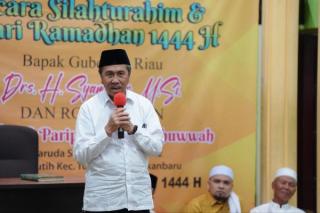Baznas Kucurkan Rp 6 Miliar Untuk Bantu Fakir Miskin, Gubri Syamsuar : Mari Bayar Zakat