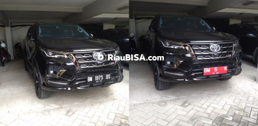 Sim Salabim... Sekda Kuansing Gonta Ganti Pelat Nomor Mobil Dinas Mewahnya 