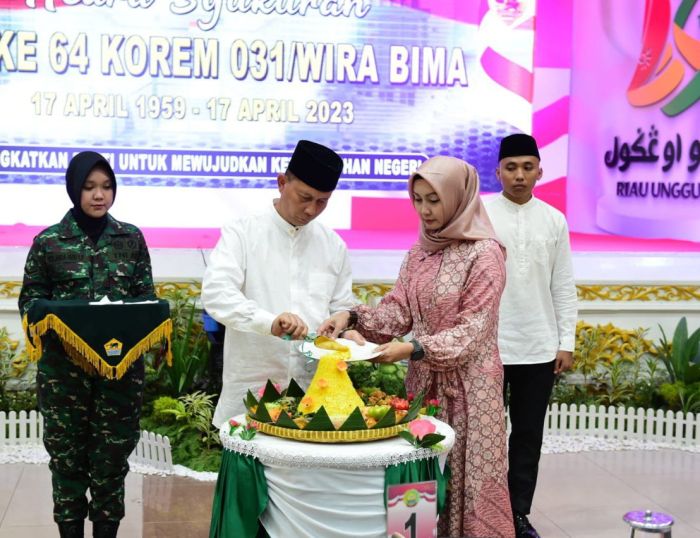 Korem 031 Wira Bima Gelar Syukuran HUT ke-64 Tahun 2023