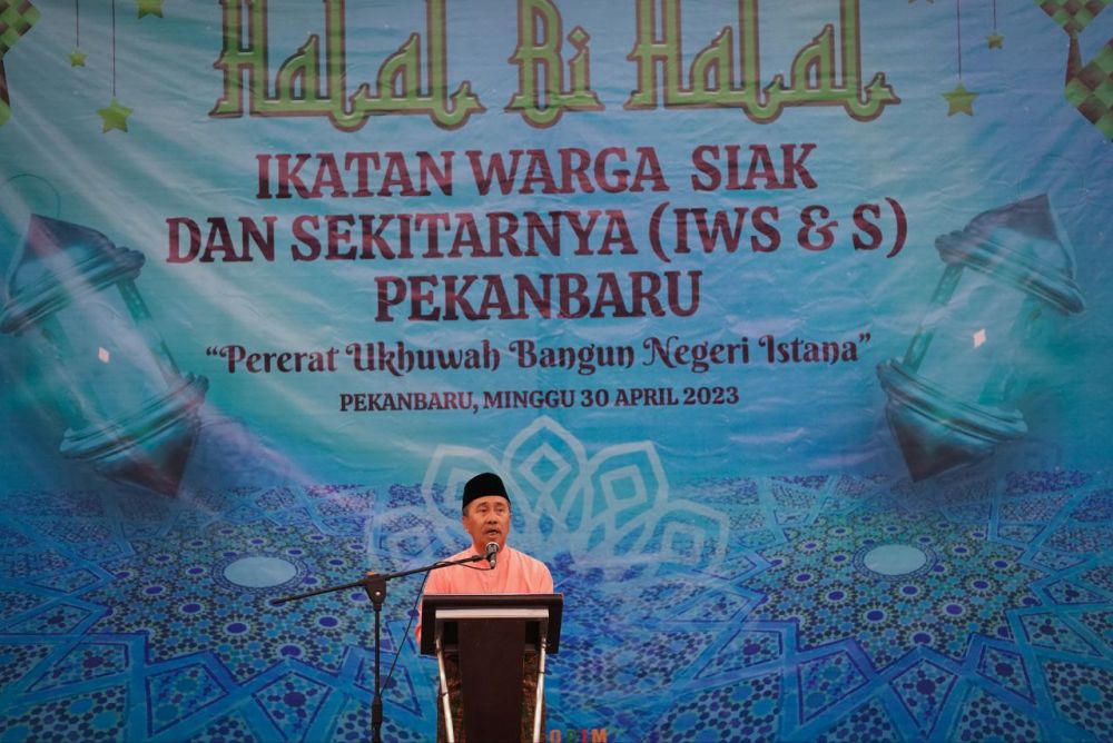 Halal Bi Halal Masyarakat Siak di Pekanbaru Berlangsung Penuh Kekeluargaan