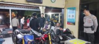 Razia Balap Liar, 4 Motor Diamankan Polsek Bukit Raya