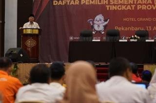 Gubri Syamsuar Minta KPU Riau Sosialisasikan Penggunaan Hak Pilih Pemilu