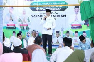 Safari Ramadhan di Rumbai Barat, Warga Minta Lampu Jalan ke Pj Walikota