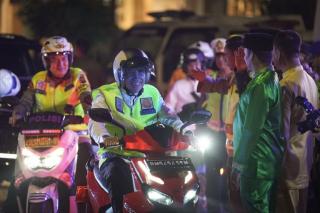 Gubernur Riau bersama Forkopimda Pantau Suasana Malam Takbir Naik Motor