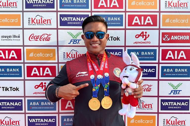 Kembali Naik Podium, Maizir Pertahankan Tradisi Riau Penyumbang Emas Dayung