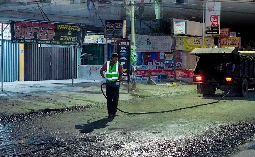 PUPR Pekanbaru Sudah Perbaiki 684 Titik Jalan Rusak