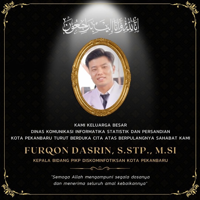 Kabid IKP Diskominfotiksan Pekanbaru Furqon Dasrin Meninggal Dunia