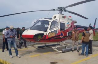 Helikopter Bantuan BNPB Untuk Patroli Karhutla Tiba di Riau