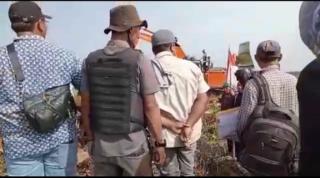 PT WSN Dihadang Kelompok Masyarakat Singingi Hilir Saat Pembersihan Lahan HGU 