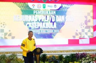 Kejurnas PPLP/D dan SKO Sepak Bola 2023, Ini Harapan Gubri Syamsuar