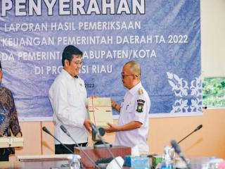 Pemkab Kampar Kembali Meraih Predikat WTP 7 Kali Berturut - Turut dari BPK RI