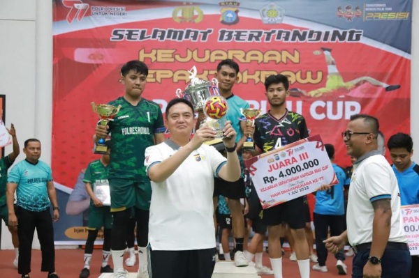 Pemenang Sepak Takraw HUT Bhayangkara Riau akan Seleksi ASEAN Games