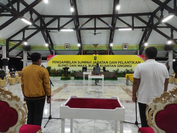 Pemprov Riau Siapkan Layar Lebar,  Masyarakat Bisa Saksikan Pelantikan Bupati Kuansing