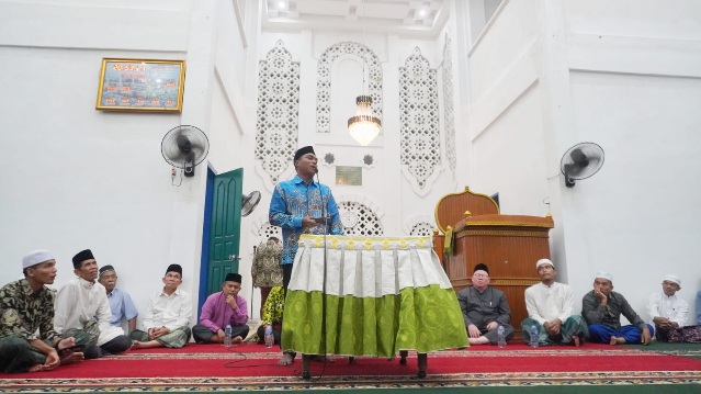Hadiri Tabligh Akbar DMI Kampar, Rusdinur Ajak Masyarakat Makmurkan Masjid Tidak Hanya Hari Besar Islam 