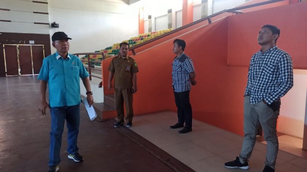 PB Porwil Tinjau GOR Tribuana Pekanbaru