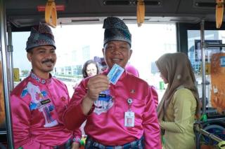 Pembayaran Non Tunai Bus TMP Berlaku Mulai 16 Juli