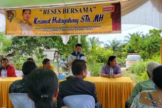 Reses Anggota DPRD Krismat Hutagalung di Palas, Warga Keluhkan Infrastruktur dan Sarana Pendidikan