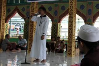 Sambut Tahun Baru Islam Lapas di Pekanbaru Gelar Lomba Azan