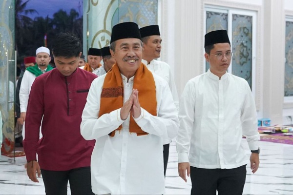 Gubernur Riau Syamsuar Tabligh Akbar Bersama Warga Desa Ngaso Rohul