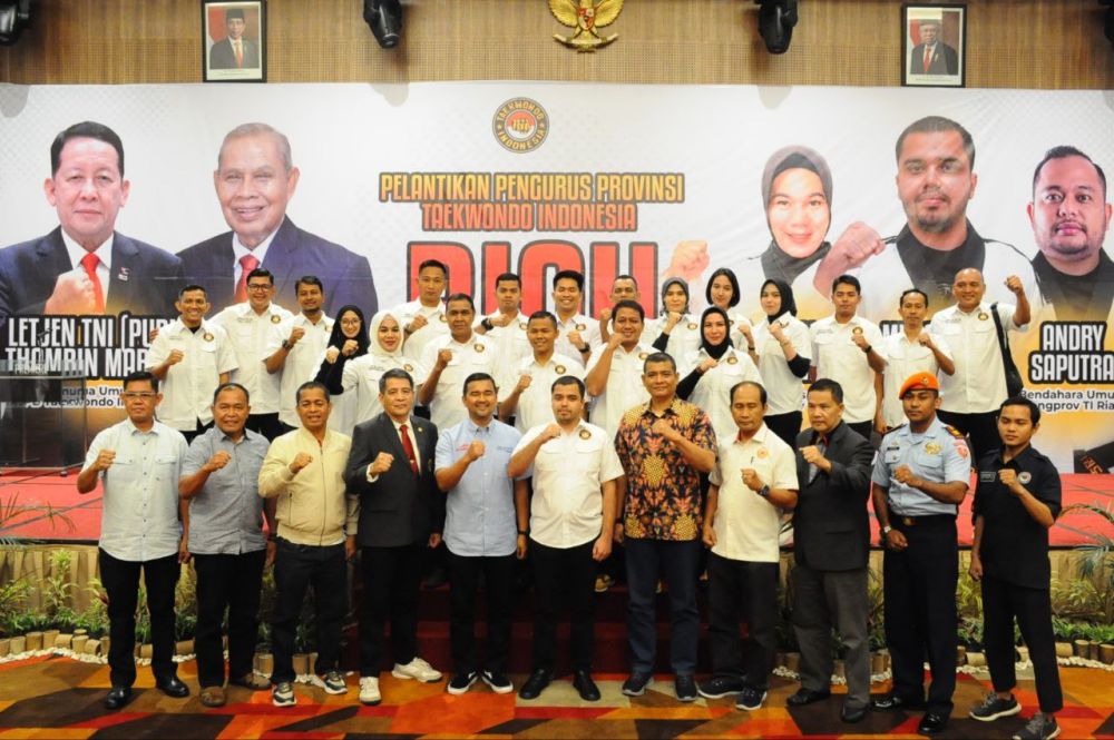Kepengurusan Taekwondo Indonesia Riau Periode 2022-2027 Dilantik