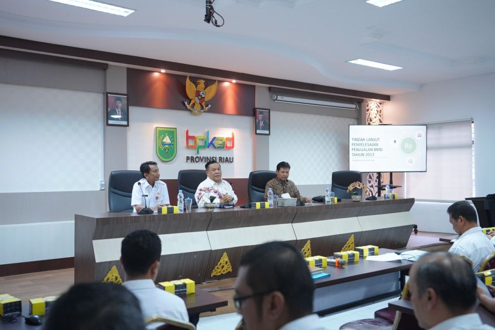 Pemprov Riau Bersama KPK RI Gelar Rakor Terkait Tindak Lanjut Peyelesaian Pengelolaan BMD