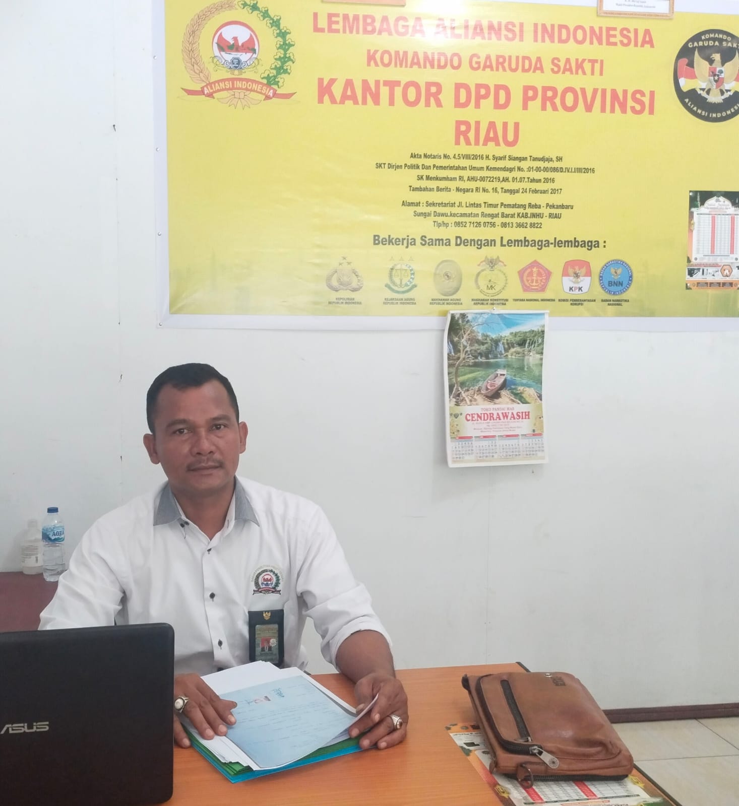 Tim DPP Lembaga Aliansi Indonesia Laporkan Dua diduga Pelaku Penipuan Oknum Kades 