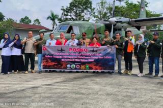 Tim TMC dari BRIN Mulai Lakukan Hujan Buatan di Riau
