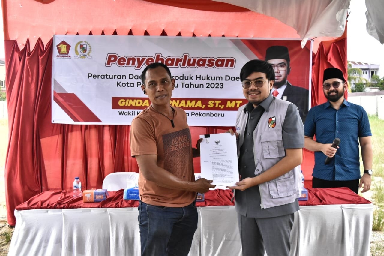 Wakil Ketua DPRD Ginda Burnama Laksanakan Penyebarluasan Perda di Payung Sekaki