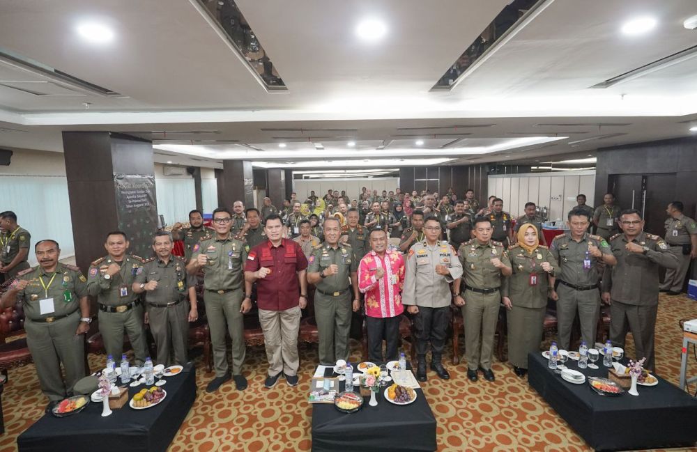 Satpol PP Riau Gelar Rakor Peningkatan Kapasitas Sumber Daya Apratur