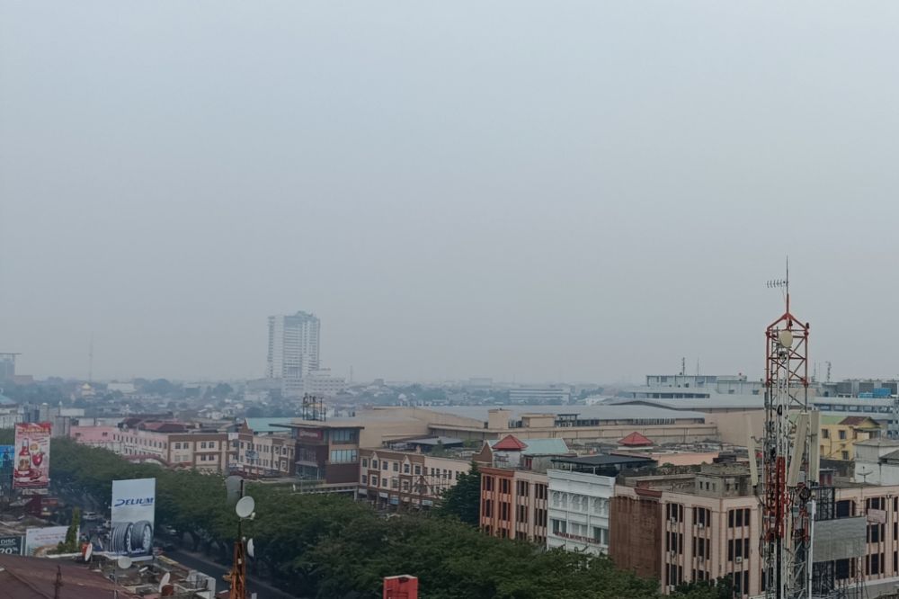 Muncul Kabut Asap di Pekanbaru, BPBD Riau : Kiriman dari Provinsi Tetangga