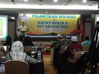 Zulkifli Syukur Harap SAPUHI Riau Jadi Tulang Punggung Bangun Karakter Anak Bangsa