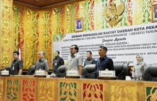 DPRD Pekanbaru Gelar Paripurna Jawaban Pemerintah Terhadap Pandangan Umum Fraksi  