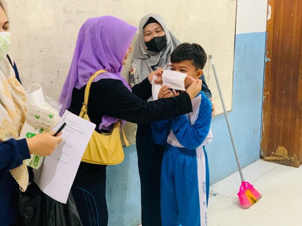 Peserta Didik Diminta Tetap Memakai Masker di Sekolah