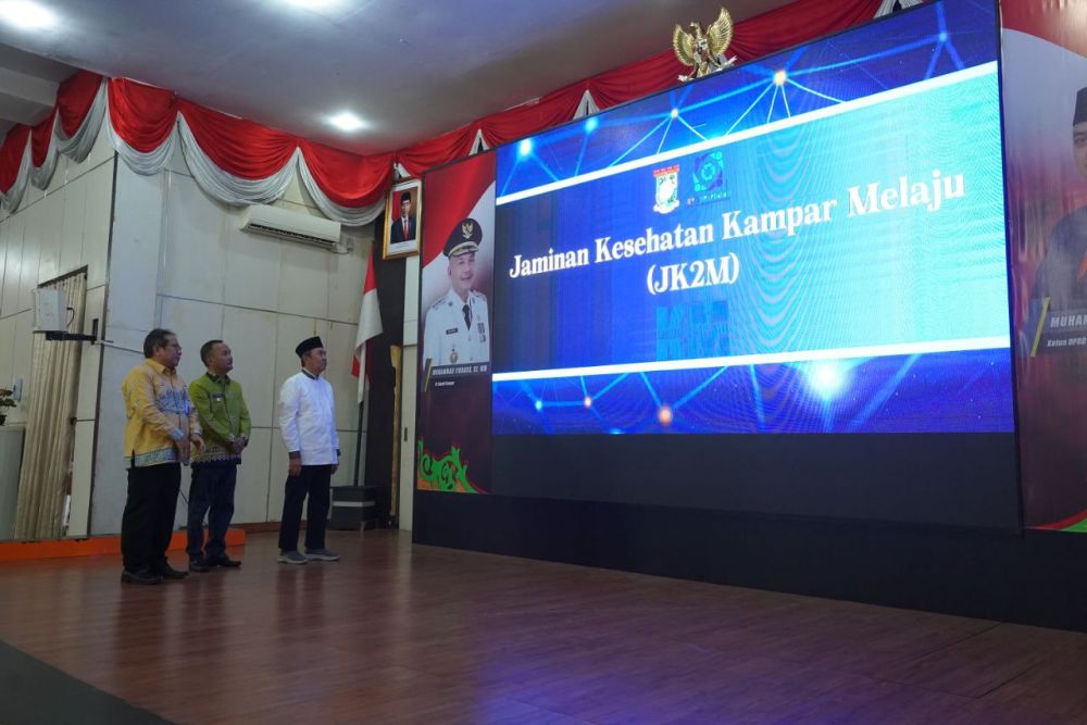 Launching UHC Program JK2M, Berikut Harapan Gubri Syamsuar