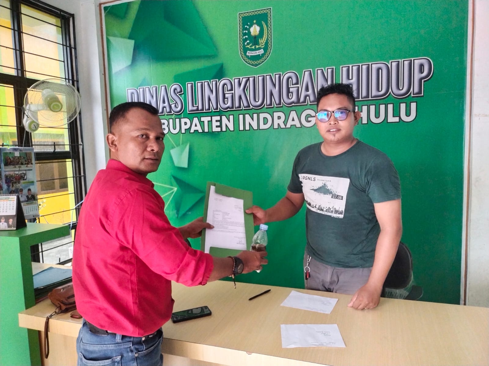 Limbah PT SIR Cemari Sungai, Lembaga LAI Resmi Melaporkan Ke dinas DLH Inhu 