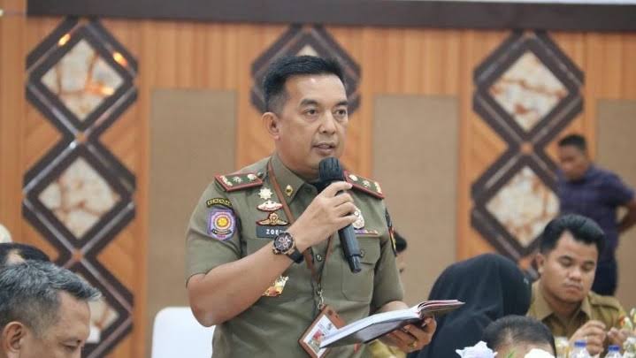 Satpol PP Pekanbaru Koordinasi ke Bawaslu Tertibkan APK Salahi Aturan