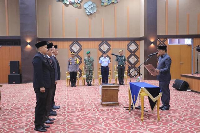 PJ Wali Kota Pekanbaru Lantik 4 Pejabat Eselon II, Ini Pesannya