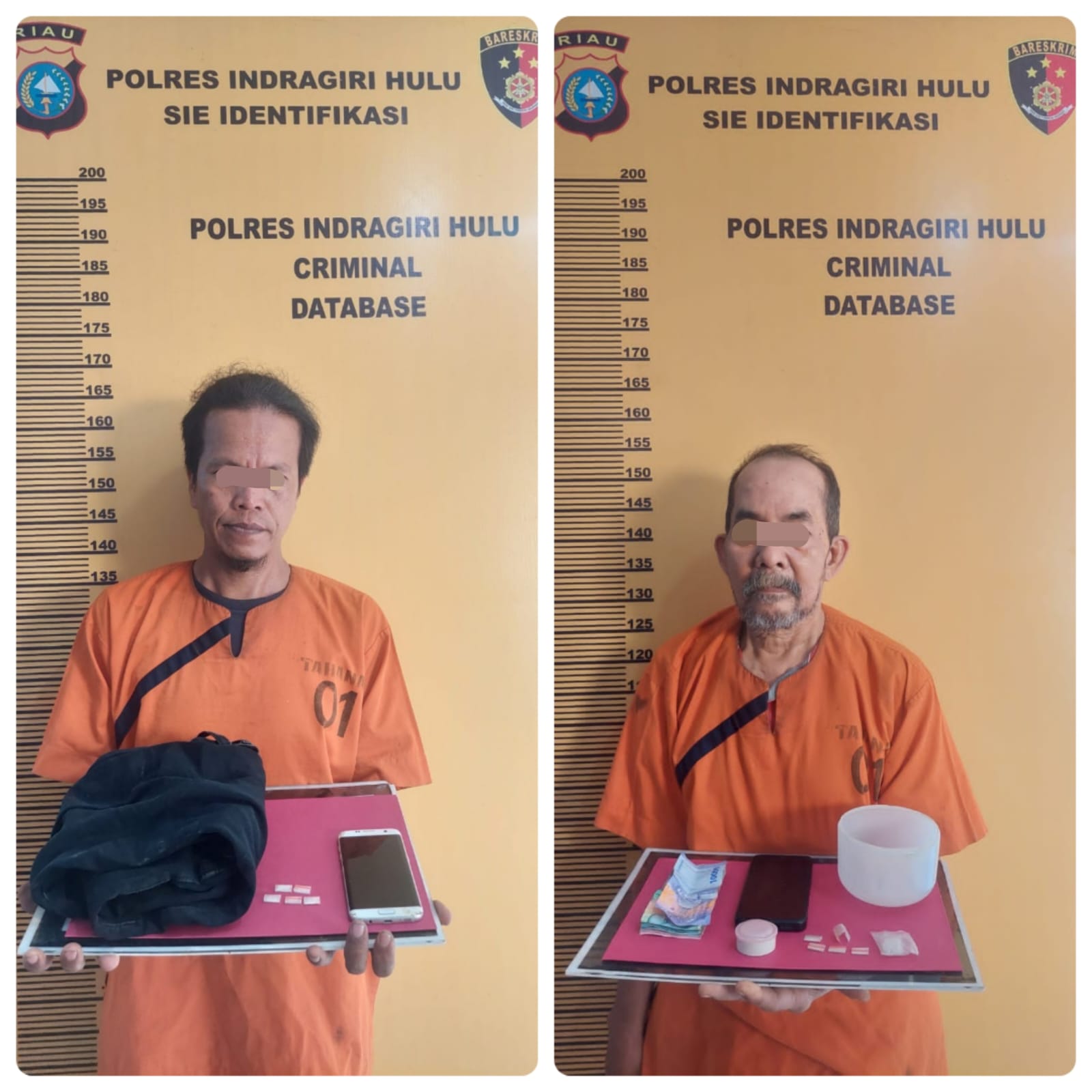 Satres Narkoba Polres Inhu Ringkus 2 Pengedar Sabu di Rengat