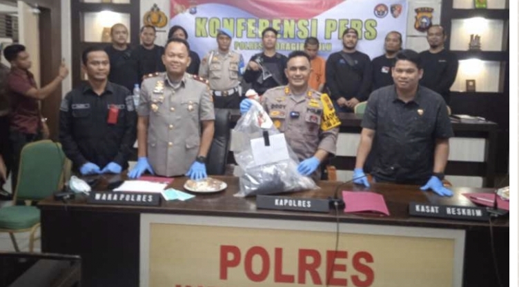 Polres Inhu Ungkap Pelaku Penemuan Kerangka Manusia 