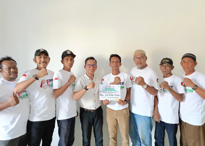 Baznas Bengkalis Gelar Aksi Kemanusiaan Galang Dana Bantu Palestina