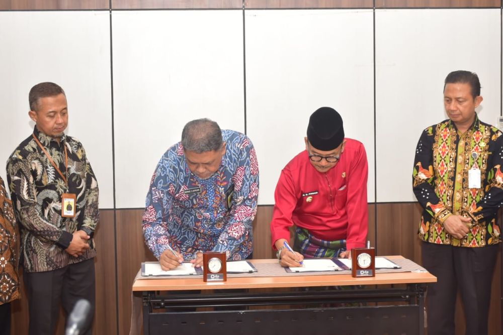 Pemda Kampar Lakukan MoU dengan Kanwil DJP Riau