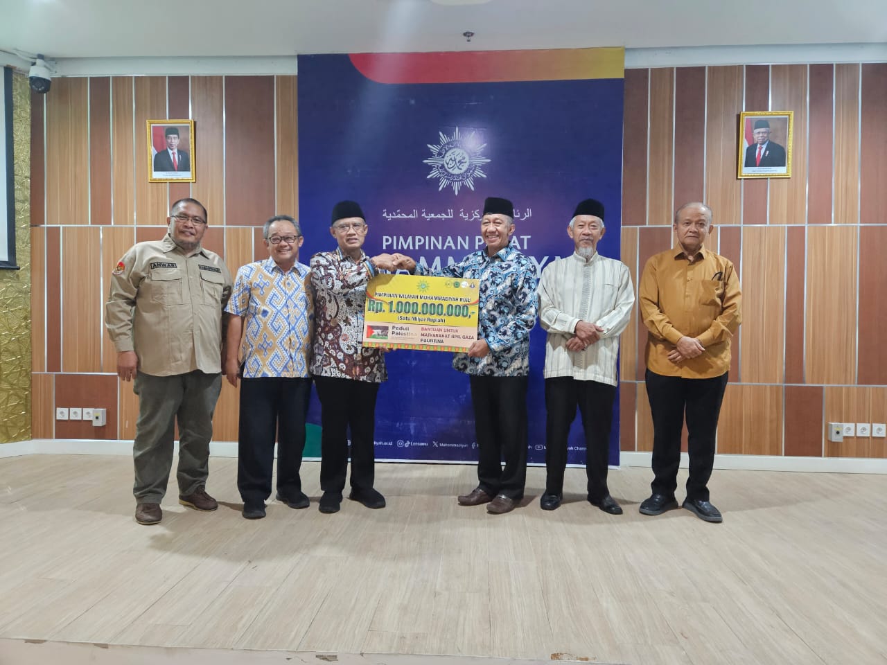 PWM Riau Bantu Palestina 1 Miliar