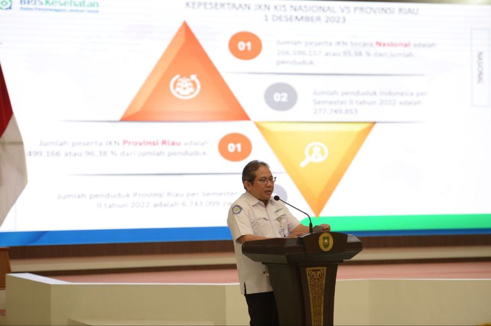 JKN Capai Angka 96,38 Persen, BPJS Kesehatan Apresiasi Pemprov Riau