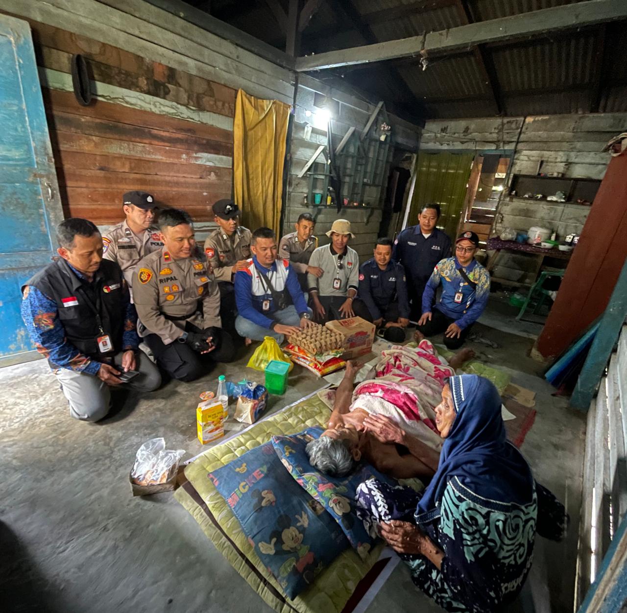Sinergitas, Polsek LBJ Silahturahmi Dengan PPK, Panwascam dan PPS Kulim Jaya