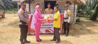 Polsek Kelayang Tempuh Jalan Ekstrim Berlumpur Progam Minggu Kasih