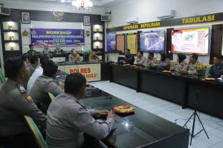 Polres Inhu Gelar Workshop Manajemen Media dan Diseminasi Informasi Digital OMB