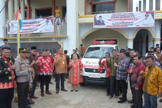 Bupati Bengkalis Serahkan Ambulance dan Dana Bermasa untuk Masyarakat Babussalam